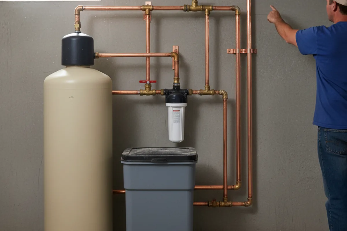 Whole-house water treatment system installed in New Caney